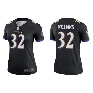Marcus Williams Women's Baltimore Ravens Black Legend Jersey