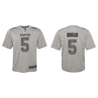 Mark Ingram Youth New Orleans Saints Gray Atmosphere Game Jersey