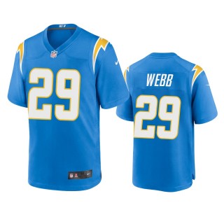Los Angeles Chargers Mark Webb Powder Blue Game Jersey