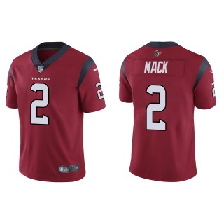Men's Houston Texans Marlon Mack Red Vapor Limited Jersey