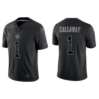 Marquez Callaway New Orleans Saints Black Reflective Limited Jersey