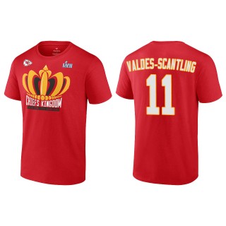 Marquez Valdes-Scantling Kansas City Chiefs Red Super Bowl LVII Champions Last Standing T-Shirt