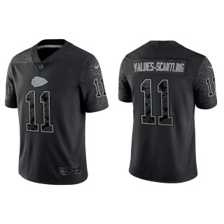 Marquez Valdes-Scantling Kansas City Chiefs Black Reflective Limited Jersey