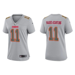 Marquez Valdes-Scantling Women's Kansas City Chiefs Gray Atmosphere Fashion Game Jersey