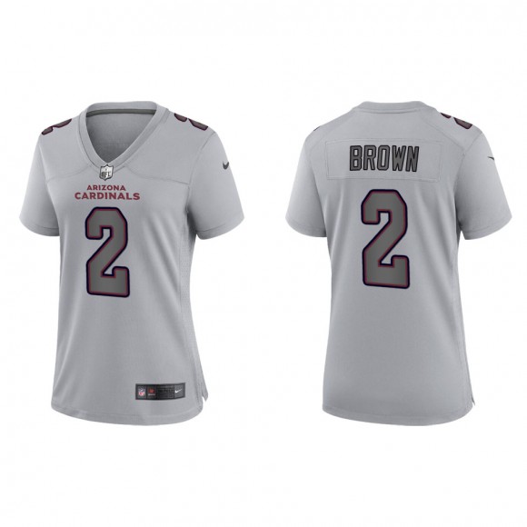 Marquise Brown Women's Arizona Cardinals Gray Atmosphere Fashion Game Jersey