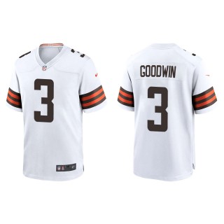 Browns Marquise Goodwin White Game Jersey