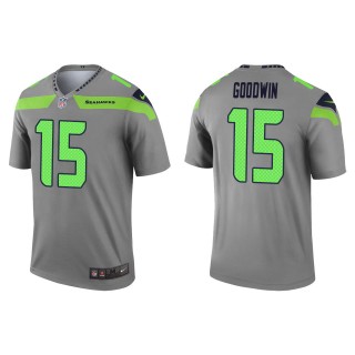 Men's Seattle Seahawks Marquise Goodwin Gray Inverted Legend Jersey