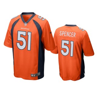 Denver Broncos Marquiss Spencer Orange Game Jersey