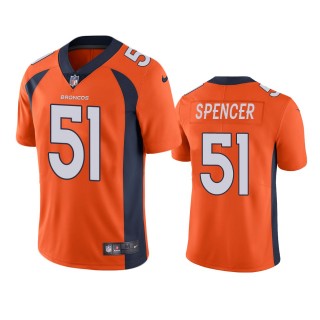 Marquiss Spencer Denver Broncos Orange Vapor Limited Jersey