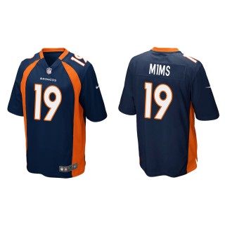 Broncos Marvin Mims Navy Game Jersey