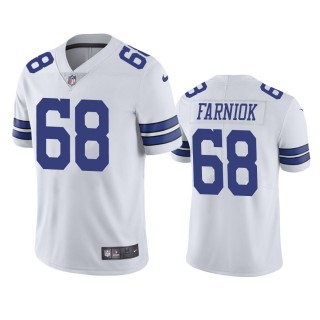 Matt Farniok Dallas Cowboys White Vapor Limited Jersey