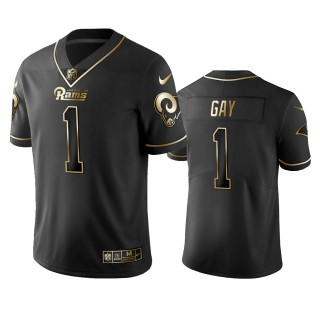 Matt Gay Rams Black Golden Edition Vapor Limited Jersey