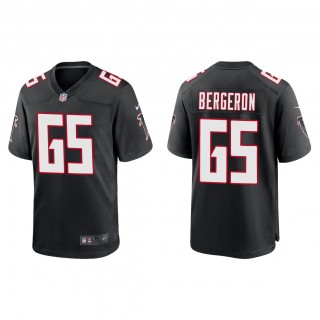 Matthew Bergeron Black 2023 NFL Draft Throwback Game Jersey