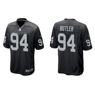 Men's Las Vegas Raiders Matthew Butler Black Game Jersey