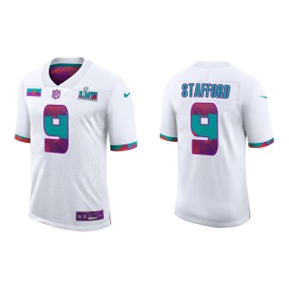 Matthew Stafford Super Bowl LVII Nike White Limited Jersey