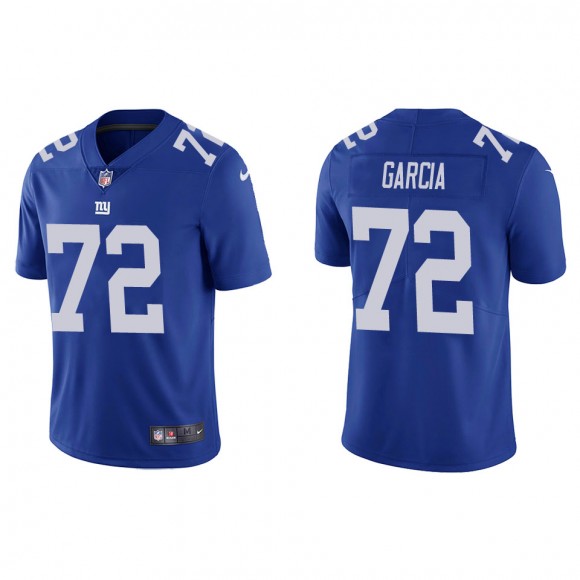 Men's New York Giants Max Garcia Blue Vapor Limited Jersey