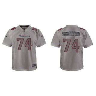 Max Scharping Youth Houston Texans Gray Atmosphere Game Jersey