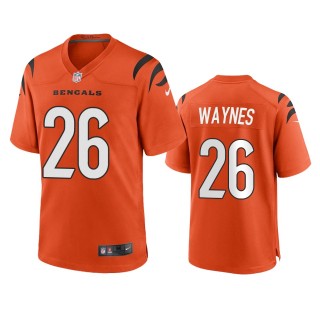 Cincinnati Bengals Trae Waynes Orange 2021 Game Jersey
