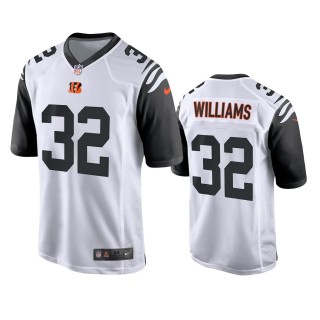 Cincinnati Bengals Trayveon Williams White 2021 Alternate Game Jersey