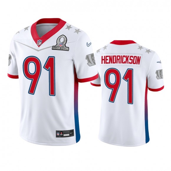 Trey Hendrickson White 2022 AFC Pro Bowl Game Jersey