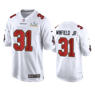 Tampa Bay Buccaneers Antoine Winfield Jr. White Super Bowl LV Game Fashion Jersey
