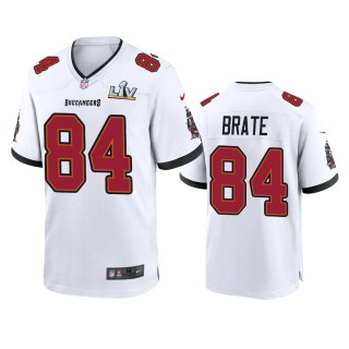 Tampa Bay Buccaneers Cameron Brate White Super Bowl LV Game Jersey