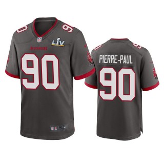 Tampa Bay Buccaneers Jason Pierre-Paul Pewter Super Bowl LV Game Jersey