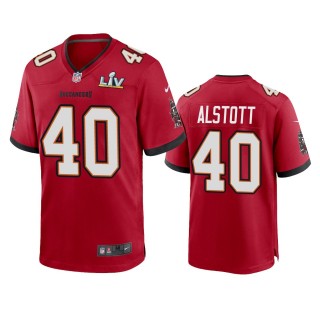 Tampa Bay Buccaneers Mike Alstott Red Super Bowl LV Game Jersey