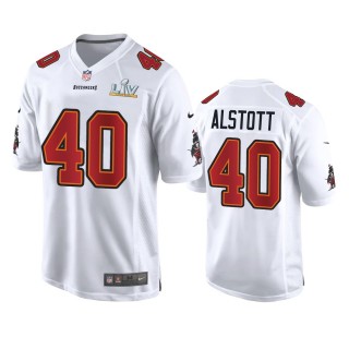 Tampa Bay Buccaneers Mike Alstott White Super Bowl LV Game Fashion Jersey