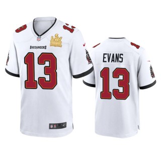 Tampa Bay Buccaneers Mike Evans White Super Bowl LV Champions Game Jersey