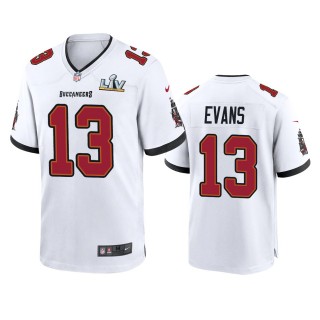 Tampa Bay Buccaneers Mike Evans White Super Bowl LV Game Jersey