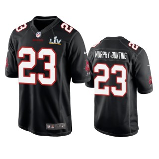 Tampa Bay Buccaneers Sean Murphy-Bunting Black Super Bowl LV Game Fashion Jersey