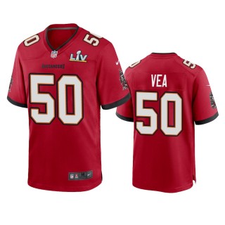 Tampa Bay Buccaneers Vita Vea Red Super Bowl LV Game Jersey