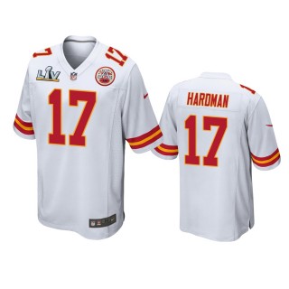 Kansas City Chiefs Mecole Hardman White Super Bowl LV Game Jersey