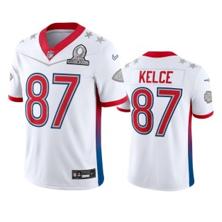 Travis Kelce White 2022 AFC Pro Bowl Game Jersey