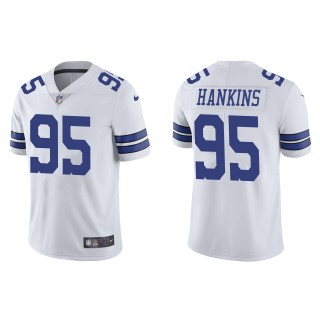 Men's Dallas Cowboys Johnathan Hankins White Vapor Limited Jersey