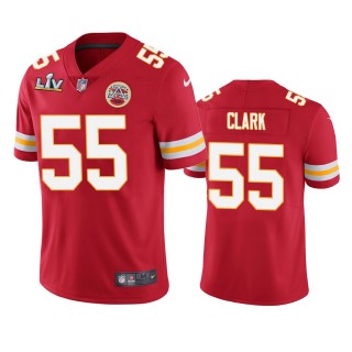 Kansas City Chiefs Frank Clark Red Super Bowl LV Vapor Limited Jersey