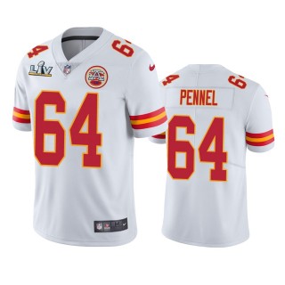 Kansas City Chiefs Mike Pennel White Super Bowl LV Vapor Limited Jersey