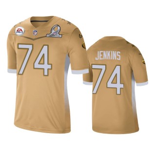 Green Bay Packers Elgton Jenkins Gold 2021 NFC Pro Bowl Game Jersey