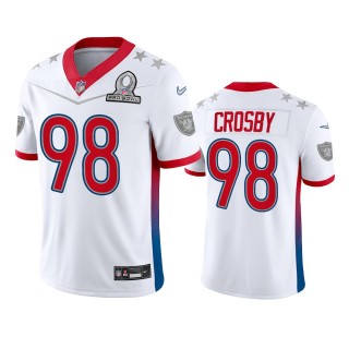 Maxx Crosby White 2022 AFC Pro Bowl Game Jersey