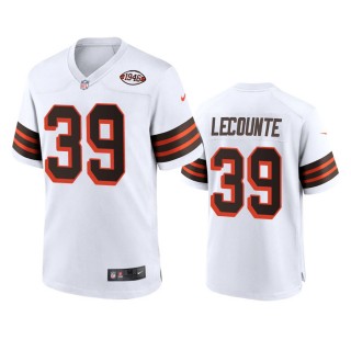 Cleveland Browns Richard LeCounte White 1946 Collection Alternate Game Jersey