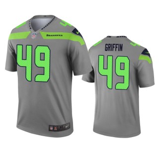 Seattle Seahawks Shaquem Griffin Gray Inverted Legend Jersey