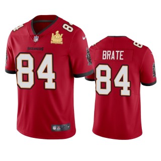 Tampa Bay Buccaneers Cameron Brate Red Super Bowl LV Champions Vapor Limited Jersey