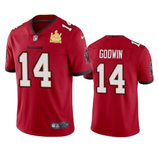 Tampa Bay Buccaneers Chris Godwin Red Super Bowl LV Champions Vapor Limited Jersey