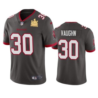 Tampa Bay Buccaneers Ke'Shawn Vaughn Pewter Super Bowl LV Champions Vapor Limited Jersey