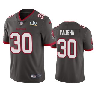 Tampa Bay Buccaneers Ke'Shawn Vaughn Pewter Super Bowl LV Vapor Limited Jersey