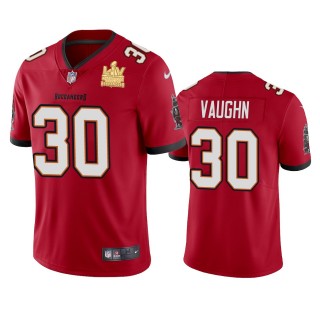 Tampa Bay Buccaneers Ke'Shawn Vaughn Red Super Bowl LV Champions Vapor Limited Jersey
