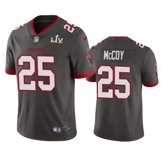 Tampa Bay Buccaneers LeSean McCoy Pewter Super Bowl LV Vapor Limited Jersey