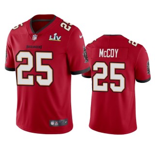 Tampa Bay Buccaneers LeSean McCoy Red Super Bowl LV Vapor Limited Jersey