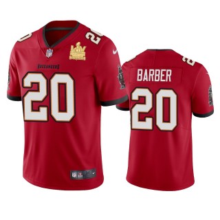 Tampa Bay Buccaneers Ronde Barber Red Super Bowl LV Champions Vapor Limited Jersey